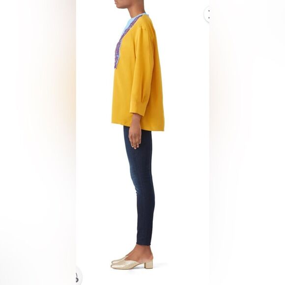 Tory Burch Golden Claire Tunic Size XS - Picture 2 of 8